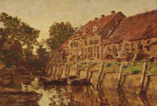 Willem Bastiaan Tholen - Binnenkade te Vollenhoven