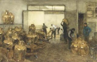 Willem Bastiaan Tholen - Melkinrichting de Sierkan: at the milk factory