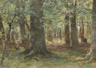 Willem Bastiaan Tholen - Playing in the woods