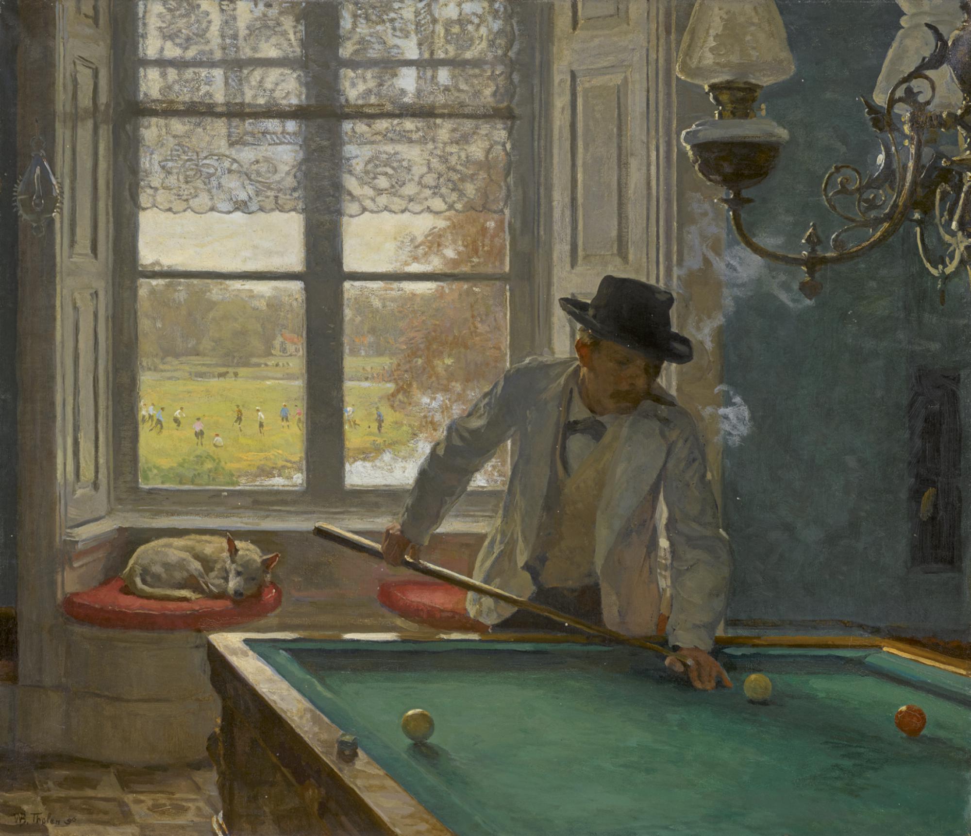 Willem Bastiaan Tholen - The Billiards Player