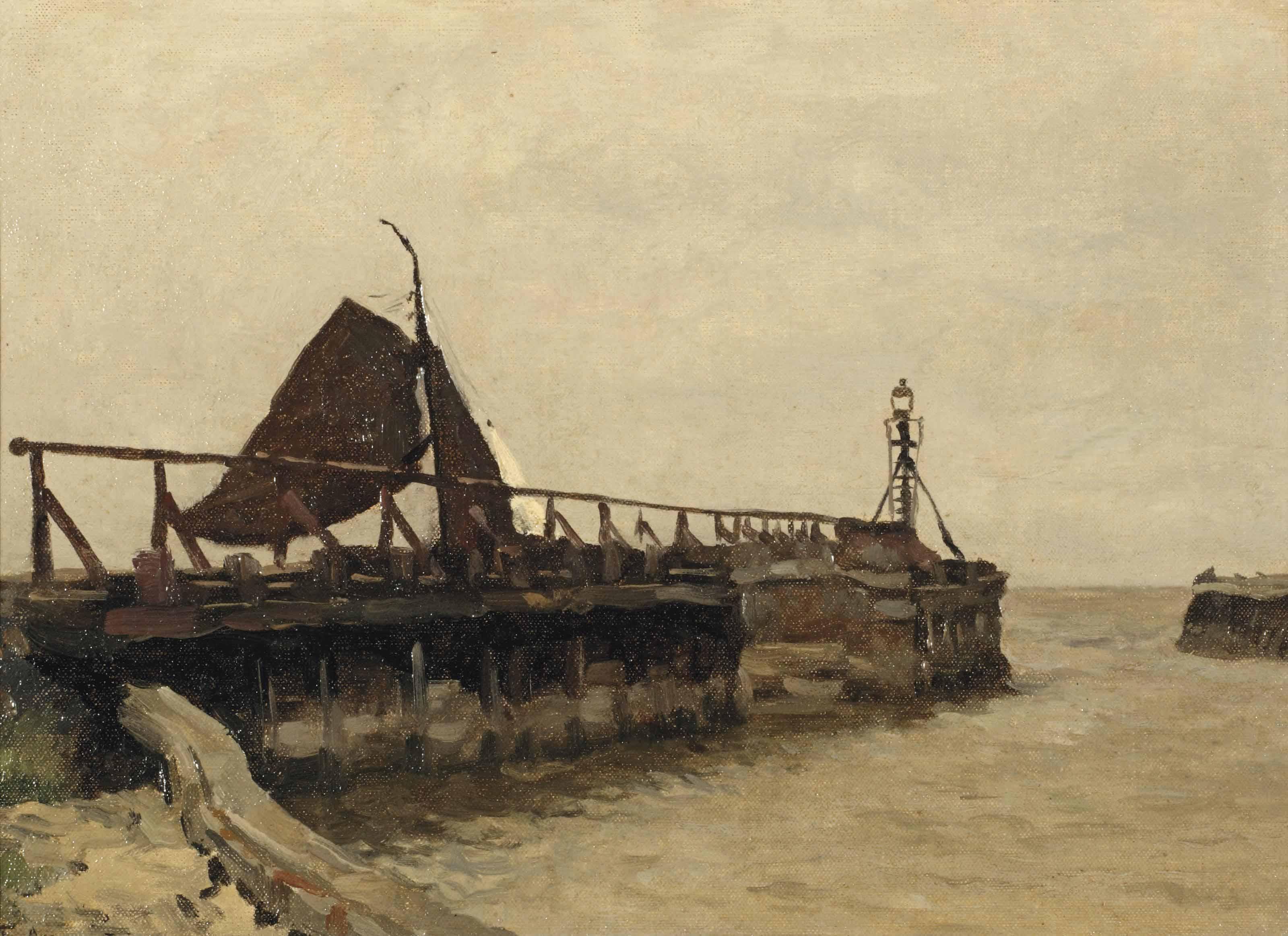 Willem Bastiaan Tholen - The Pier Of Nijkerk