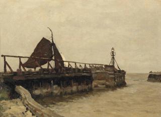 Willem Bastiaan Tholen - The Pier Of Nijkerk