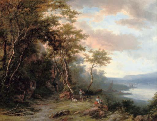 Willem Bodeman - Looking out over the river