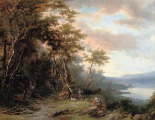 Willem Bodeman - Looking out over the river