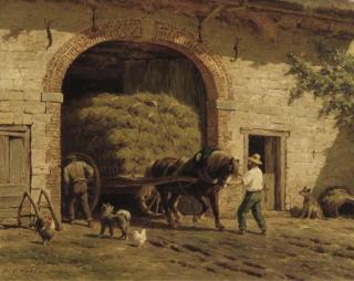 Willem Carel Nakken - After a hard day\'s work