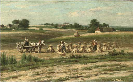Willem Carel Nakken - Harvesting hay