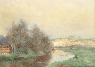 Willem Cornelis Rip - Fishermen in the dunes