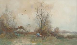 Willem Cornelis Rip - Gathering Wood