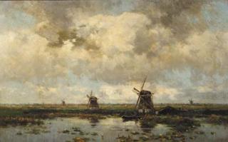 Willem Cornelis Rip - Molens bij Elshout