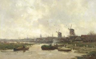 Willem Cornelis Rip - Morgen Oude Maas