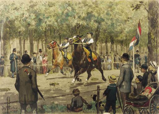 Willem De Famars Testas - Nederlandsche Harddraverij In De Maliebaan Te Utrecht