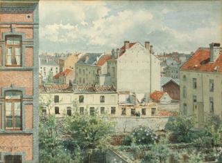 Willem De Famars Testas - The Rooftops Of Brussels