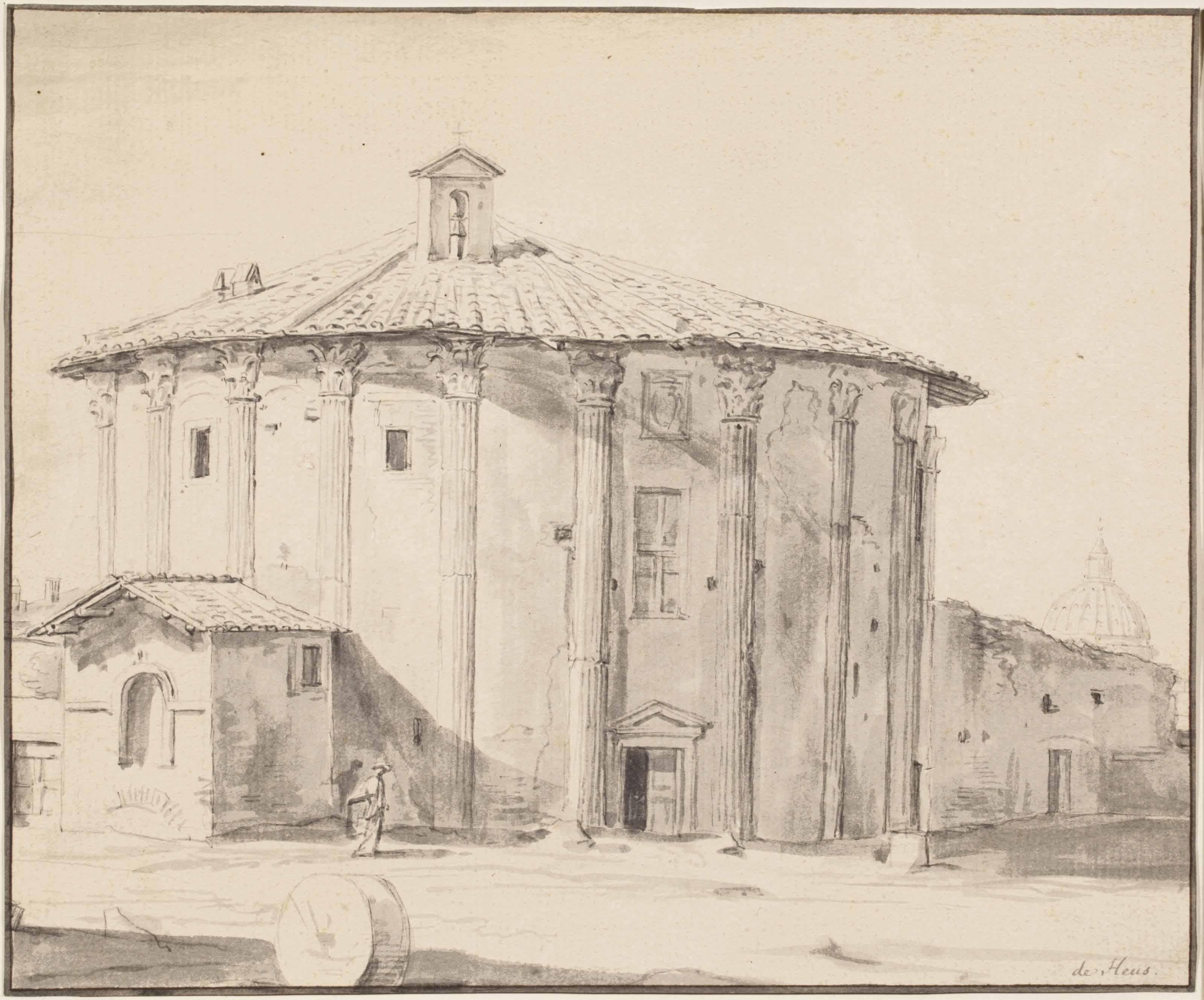 Willem de Heusch - The Temple Of Vesta, Rome