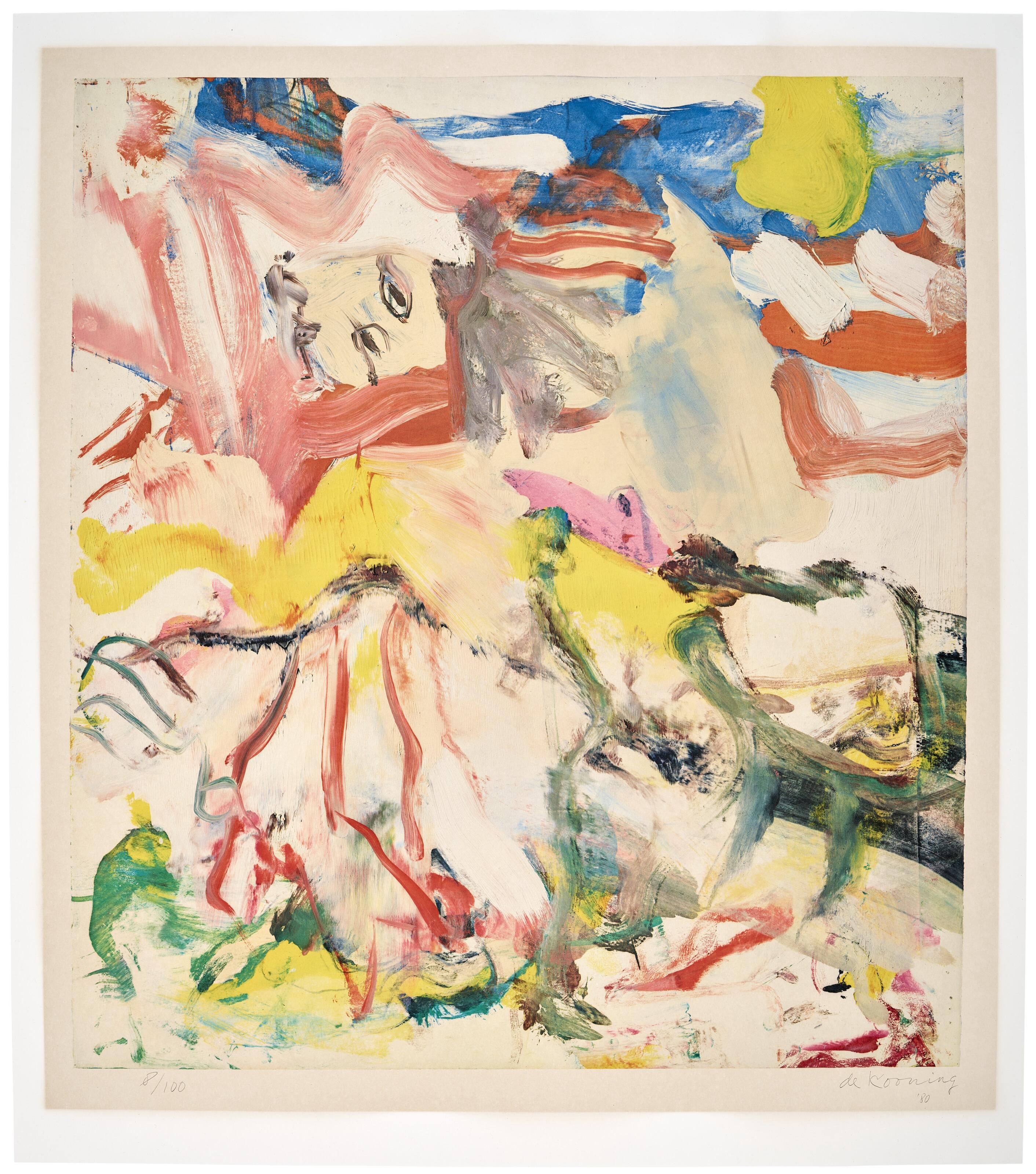 Willem De Kooning - Figures in Landscape VI