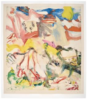 Willem De Kooning - Figures in Landscape VI