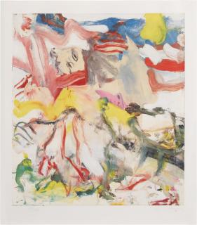 Willem De Kooning - Figures in Landscape VI