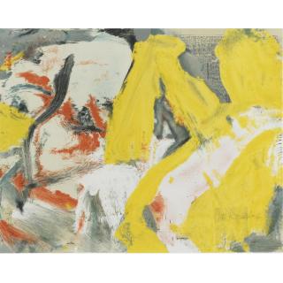 Willem De Kooning - Man And The Big Blonde