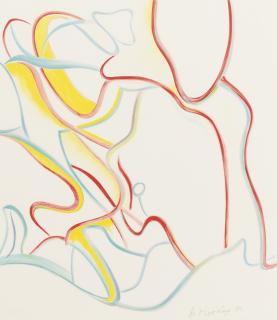 Willem De Kooning - Quatre Lithographie: One Plate