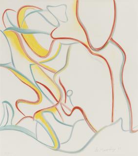 Willem De Kooning - Quatre Lithographie: One Plate