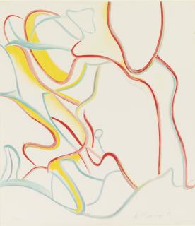 Willem De Kooning - Quatre Lithographie: One Plate