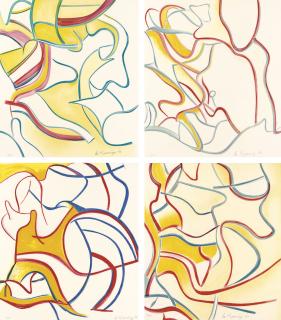 Willem de Kooning - Quatre Lithographies, Editions de la Différence, Paris, 1986