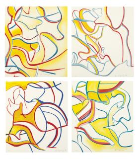 Willem De Kooning - Quatre Lithographies, Editions de la Diffrence, Paris, 1986