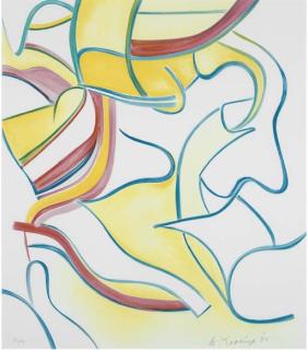 Willem de Kooning - Quatre Lithographies: One Plate