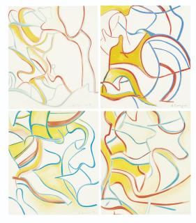 Willem De Kooning - Quatre Lithographies
