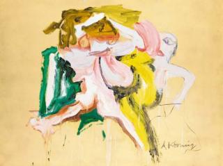 Willem De Kooning - Two Figures I