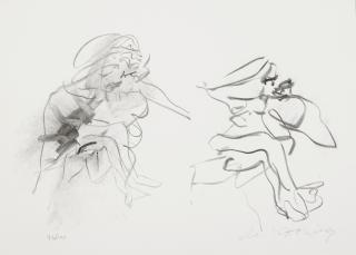 Willem De Kooning - Two Figures