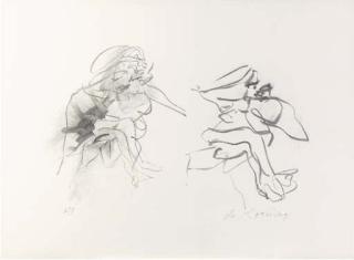 Willem De Kooning - Two Figures