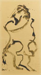 Willem De Kooning - Untitled (Man Standing, Facing Left) (Graham 30)