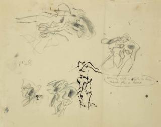 Willem De Kooning - Untitled (Woman with a Hole in Her Neck for Her Head)