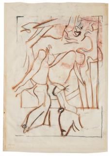 Willem De Kooning - Untitled (Woman With High Heels)