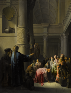 Willem De Poorter - Christ And The Woman Taken In Adultery