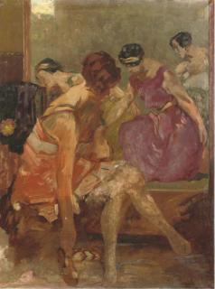 Willem de Zwart - Anna Pawlovna van het Russisch Ballet: ballerina\'s