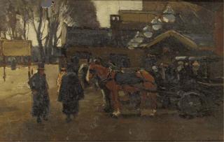 Willem De Zwart - Carriages by The Hague trainstation