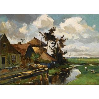 Willem De Zwart - Dutch a Farm On The Waterfront
