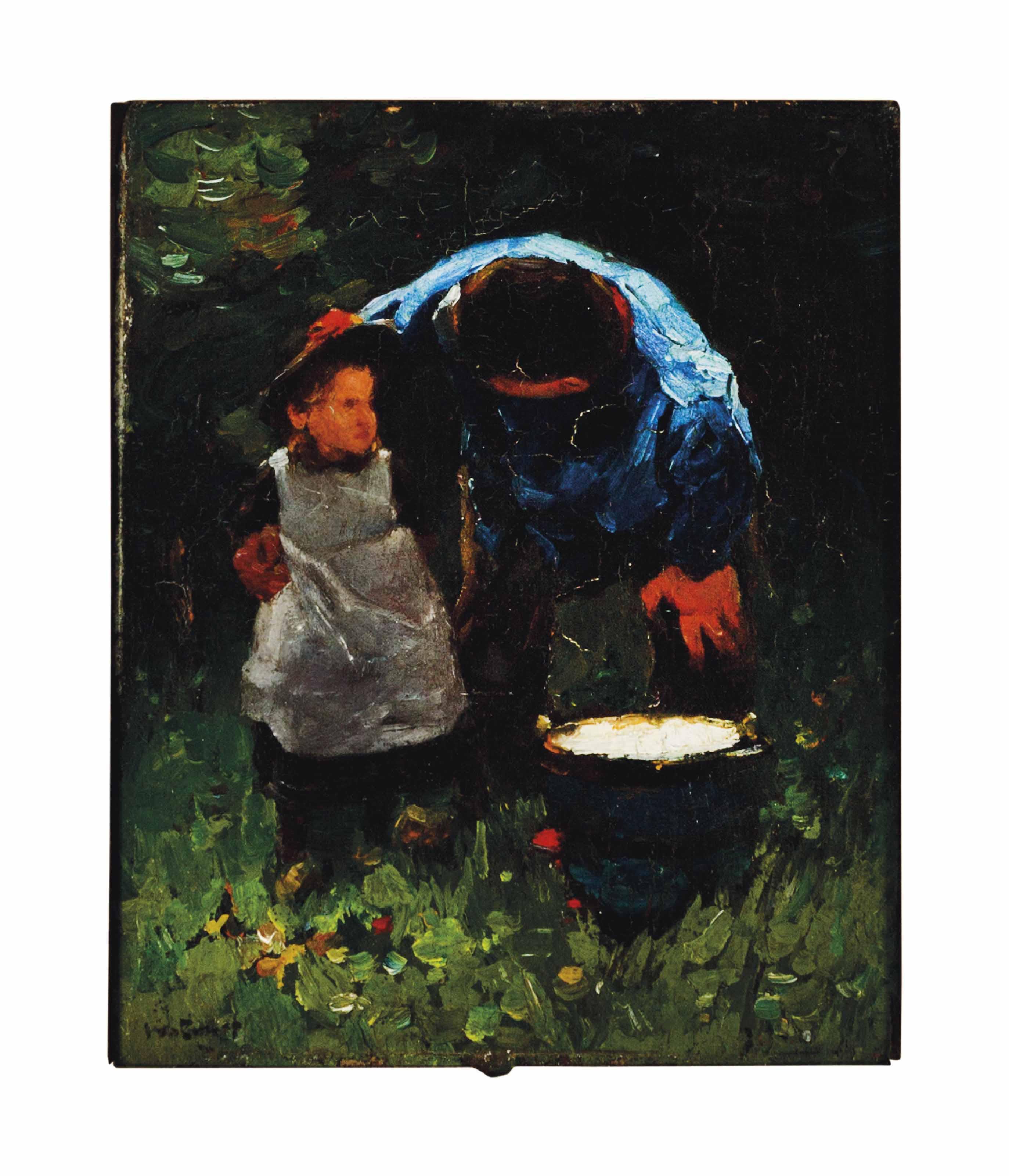 Willem De Zwart - Father and child