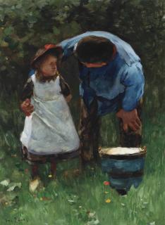 Willem de Zwart - Father and daughter