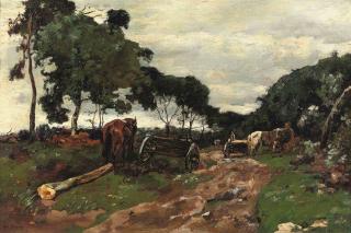 Willem de Zwart - Gathering wood