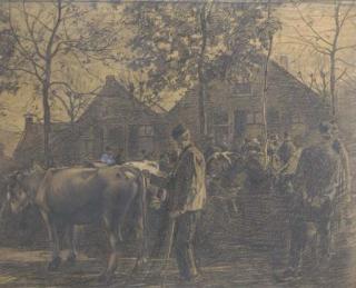 Willem de Zwart - The cattle market
