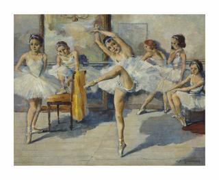 Willem Dooijewaard - A ballet school in Nice