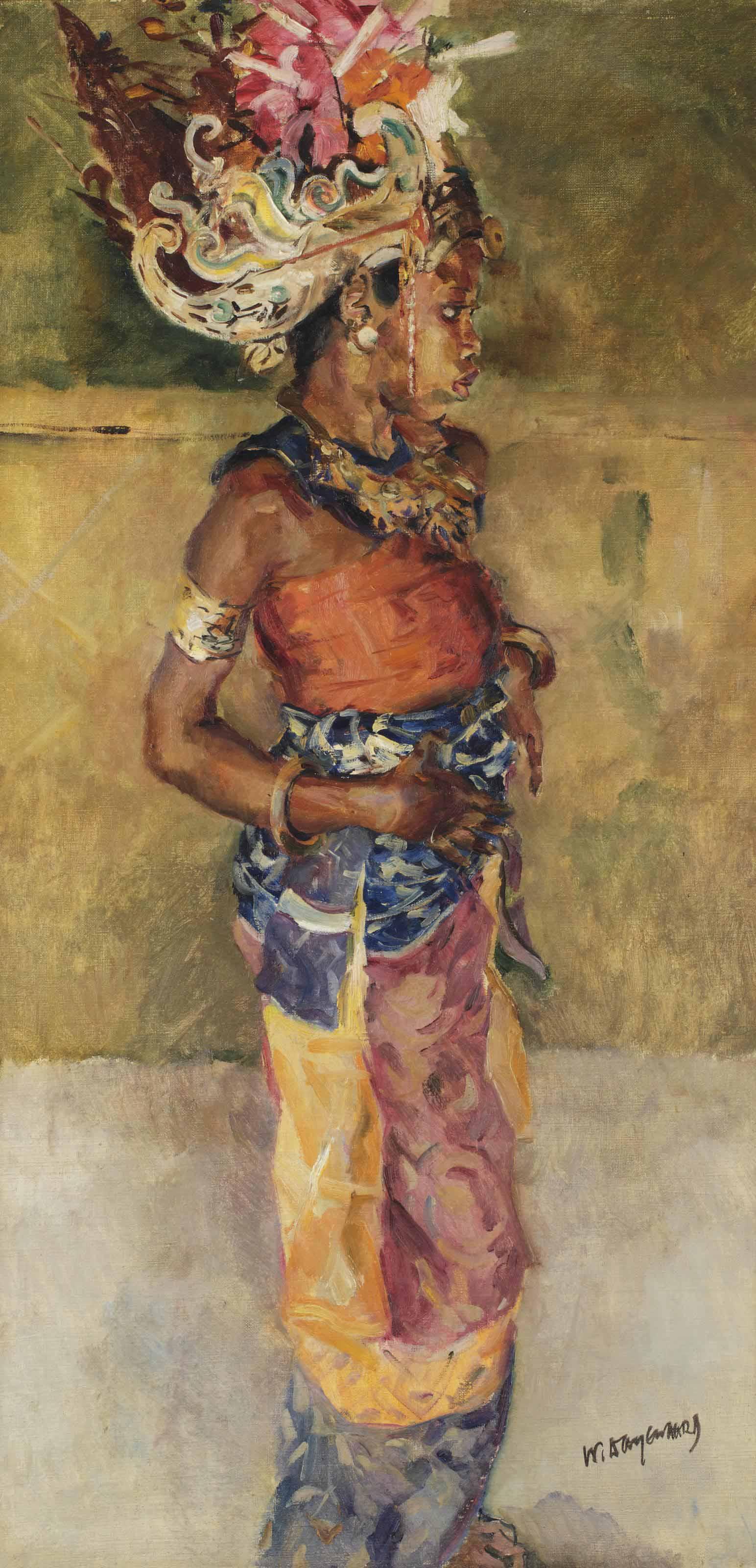 Willem Dooijewaard - Balinese Dancer