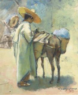 Willem Dooijewaard - Packing the mule