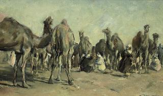 Willem Dooyewaard - A resting caravan