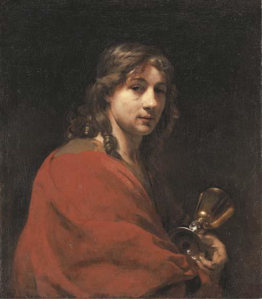 Willem Drost - Portrait of the artist as Saint John the Evangelist