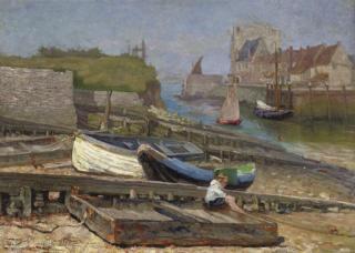 Willem Ferdinand Vaarzon Morel - The harbour of Veere