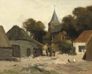 Willem George Frederik Jansen - A street in Garderen