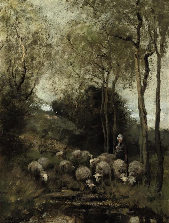 Willem George Frederik Jansen - The shepherdess
